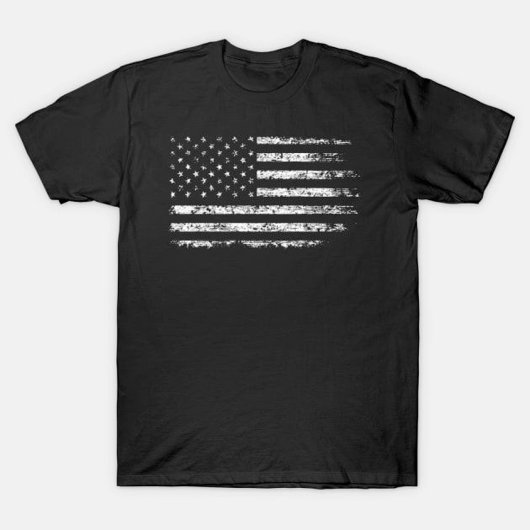 Vintage amerikanische Flagge T-Shirt