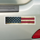 Vintage amerikanische Flagge USA Autoaufkleber (Auf Auto)