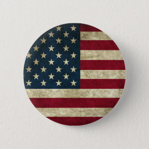 Schmuck Buttons Buttons mit USA-Flagge verschiedene Gr\u00f6\u00dfen 