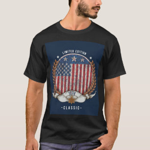 Vintage amerikanische Flagge von 1974 T-Shirt
