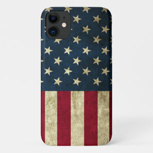 Vintage amerikanische Flaggenstaaten der USA Case-Mate iPhone Hülle