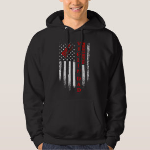 Vintage amerikanische Flaggenwelt - Vater "Okest V Hoodie