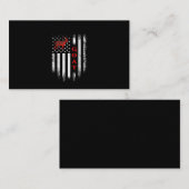 Vintage amerikanische Flaggenziege Visitenkarte (Vorne/Hinten)