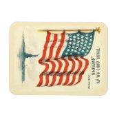 Vintage-amerikanische Freiheitsstatue Magnet (Horizontal)
