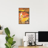 Vintage amerikanische Halbzyklen Ad - GORGEOUS Poster (Heimbüro)