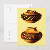 Vintage amerikanische Hopi Postkarte (Vorne/Hinten)