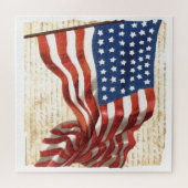 Vintage amerikanische Illustration Puzzle (Horizontal)