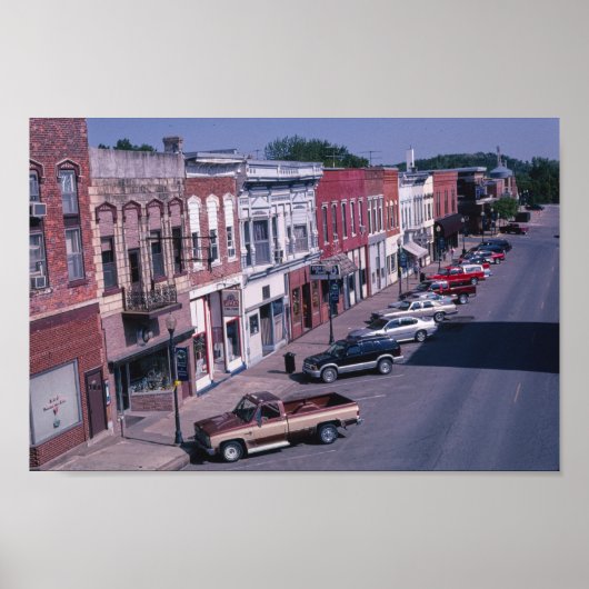 Vintage amerikanische Landschaft Poster (Vorne)