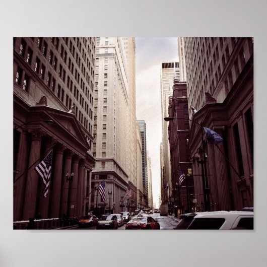 Vintage amerikanische Landschaft Poster (Vorne)