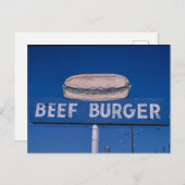 Vintage amerikanische Landschaft Postkarte (Vorne/Hinten)