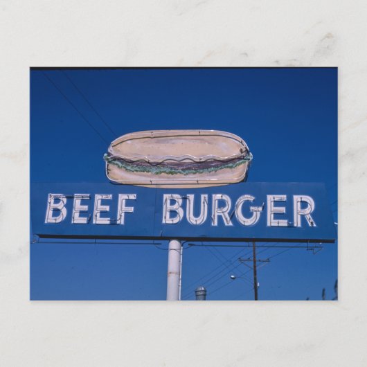 Vintage amerikanische Landschaft Postkarte (Vorderseite)