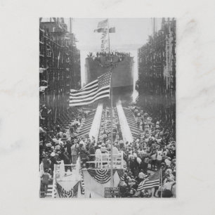 Vintage amerikanische Landschaft Postkarte