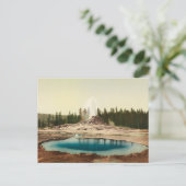 Vintage amerikanische Landschaft Postkarte (Stehend Vorderseite)