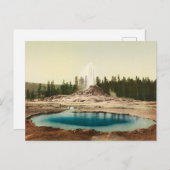 Vintage amerikanische Landschaft Postkarte (Vorne/Hinten)