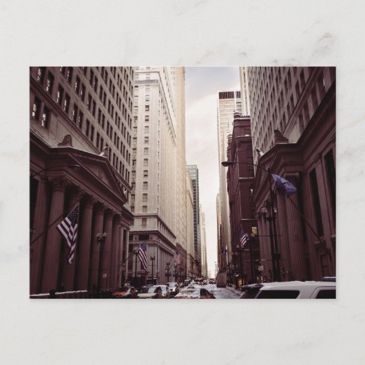 Vintage amerikanische Landschaft Postkarte (Vorderseite)