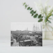 Vintage amerikanische Landschaft Postkarte (Stehend Vorderseite)