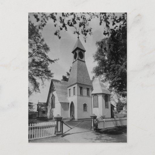 Vintage amerikanische Landschaft Postkarte (Vorderseite)