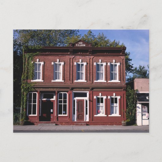 Vintage amerikanische Landschaft Postkarte (Vorderseite)