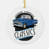 Vintage amerikanische LKW Keramik Ornament (Vorne)