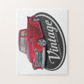 Vintage amerikanische LKWs Puzzle (Vertikal)