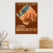 Vintage amerikanische Malerei Poster (Küche)