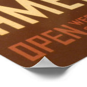 Vintage amerikanische Malerei Poster (Ecke)