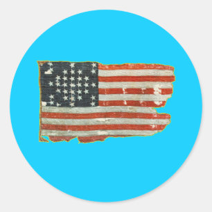 Vintage amerikanische Markenprodukte Runder Aufkleber