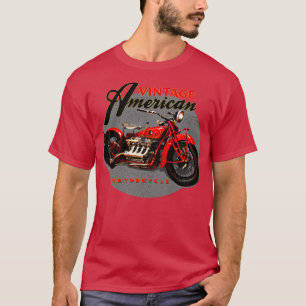 Vintage amerikanische Motorräder T-Shirt