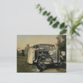 Vintage amerikanische Postkarte (Stehend Vorderseite)