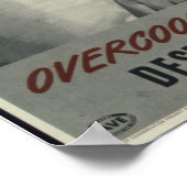 Vintage amerikanische Propaganda des Zweiten Weltk Poster (Ecke)