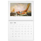 Vintage amerikanische Szenen Wall Calendar Kalender (Mär 2026)