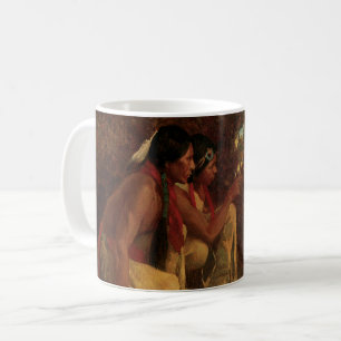 Vintage Amerikanische Ureinwohner, Auf der Hirschj Kaffeetasse