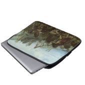 Vintage Amerikanische Ureinwohner, Bison Dance von Laptopschutzhülle (Vorne Knopf)