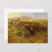 Vintage Amerikanische Ureinwohner, Buffalo Hunt by (Vorne/Hinten)