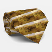 Vintage Amerikanische Ureinwohner, Buffalo Hunt by Krawatte (Gerollt)