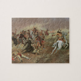 Vintage Amerikanische Ureinwohner für die Vorherrs Puzzle