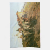 Vintage Amerikanische Ureinwohner, Pfefferlinge de Geschirrtuch (Vertikal)