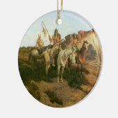 Vintage Amerikanische Ureinwohner, Pfefferlinge de Keramik Ornament (Links)