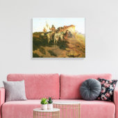 Vintage Amerikanische Ureinwohner, Pfefferlinge de Leinwanddruck (Insitu (Wohnzimmer))