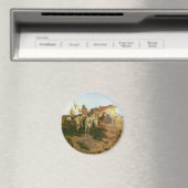 Vintage Amerikanische Ureinwohner, Pfefferlinge de Magnet (In Situ (Geschirrspüler))