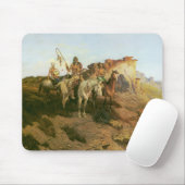 Vintage Amerikanische Ureinwohner, Pfefferlinge de Mousepad (Mit Mouse)
