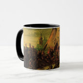 Vintage Amerikanische Ureinwohner, Sioux-Kriegsrat Tasse (Vorderseite Links)