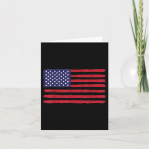 Vintage-amerikanischer Flaggentag der Veteranen Karte