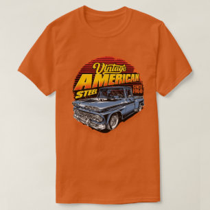 Vintage Amerikanischer Stahl Klassischer Pickup-Tr T-Shirt