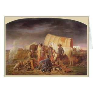Vintage Amerikanischer Westen, Rat auf der Prairie