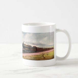 Vintage amerikanischer Westen, Western-Frontier-Zu Kaffeetasse