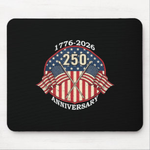 Vintage Amerikas 250. Geburtstag 4. Juli Mousepad