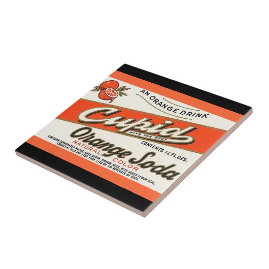 Vintage Amor-orange Fliese (Seite)