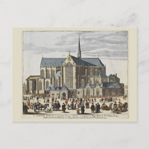 Vintage Amsterdam,Amsterdam, Nieuwe Kerk Postkarte
