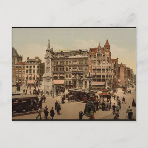 vintage Amsterdam  Holland Niederlande Postkarte